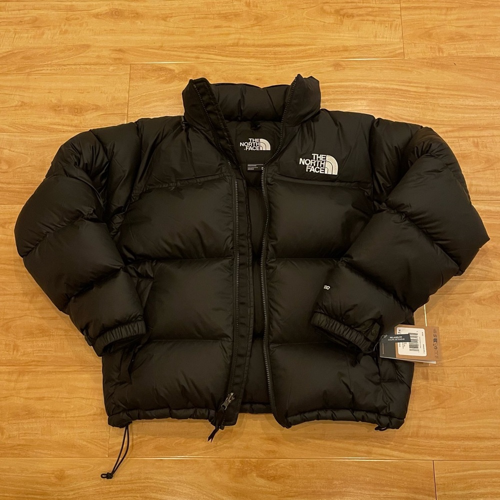 The North Face Nuptse 700 Mens Jacket Medium Black Puff Jacket Retro 1996 NWT